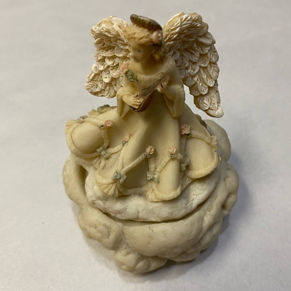 Vintage United Design Angel Collection Heavenly Harmony Trinket Box Jewelry Case